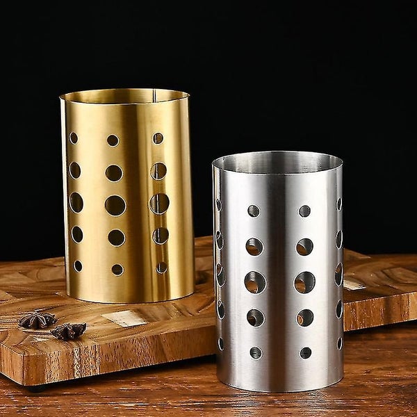 Stainless Steel Kitchen Food Pipe Dish Storage Drain Shelf Shovel Knife Fork Sto Carousel 5