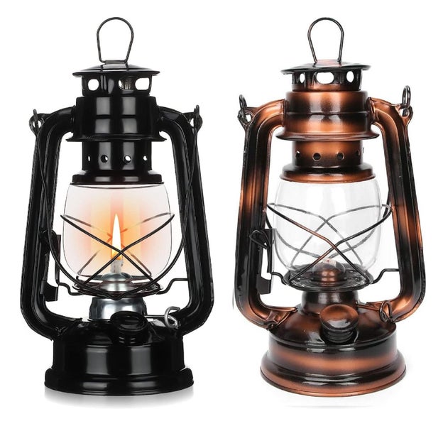 NEW new 2Pack Vintage Kerosene Lamp Burning Lantern Light*Hot SALE Carousel 1