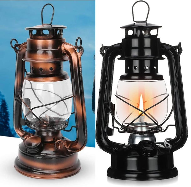 NEW new 2Pack Vintage Kerosene Lamp Burning Lantern Light*Hot SALE Carousel 2