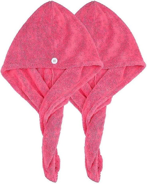 Turban Hair Drying Towel, 2 Pieces Microfiber Towel Quick Dry Hair, Head Towel Carousel 1