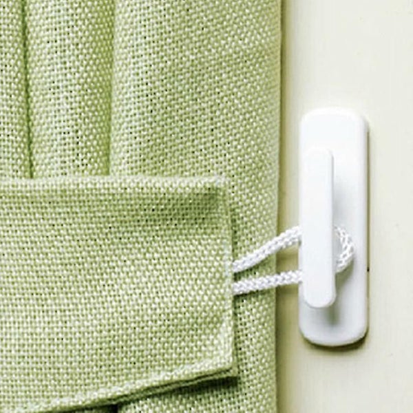 Venetian Cord Holder Safety Glue Curtain Wire Holder Window Blind Rope Hook (4 P Carousel 2