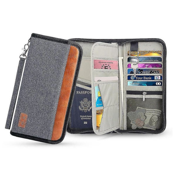 Travel Wallet Rfid Blocking Document Organizer Bag- Passport Holder Carousel 2