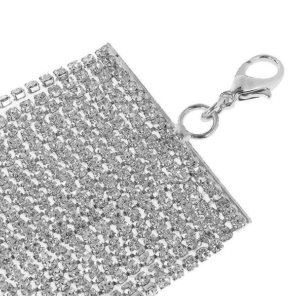 Women Sparking Crystal Rhinestone Luxury Party Multilayer Necklace Shiny Choker Carousel 2