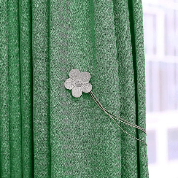 Vintage Magnetic Curtain Tiebacks, 2 Pairs Resin Flower Curtain Buckles With Str Carousel 4