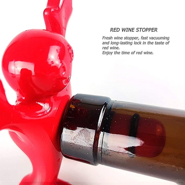 Wine Bottle Stopper Set, 3 Pieces Wine Stopper Wine Bottle Corkscrew, Carousel 3