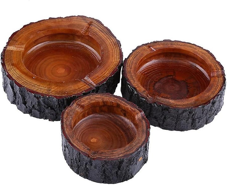 Wooden Ashtray, Large, Small Wood Ashtray, Unique Handmade Cigarette Ashtray, Ro Carousel 3