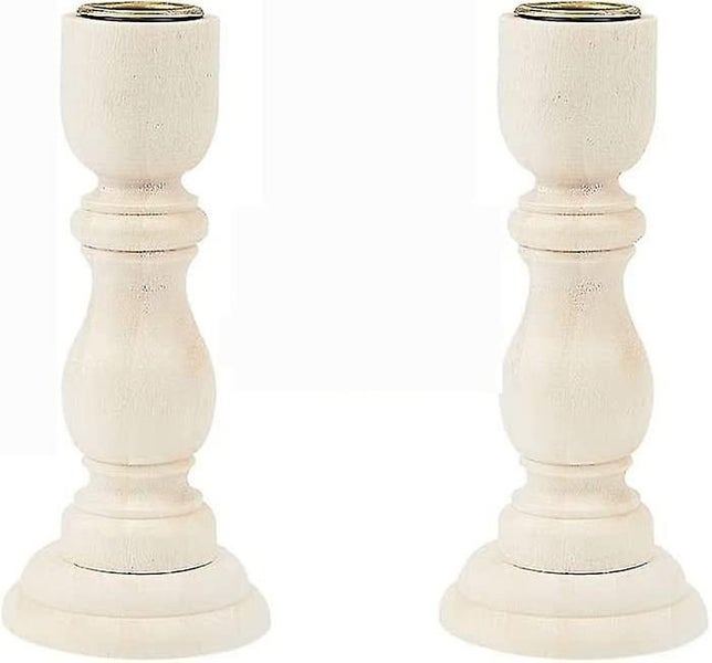 Wooden Candlesticks Holder Antique Candle Holder Handicraft Vintage Brown Candle Carousel 1