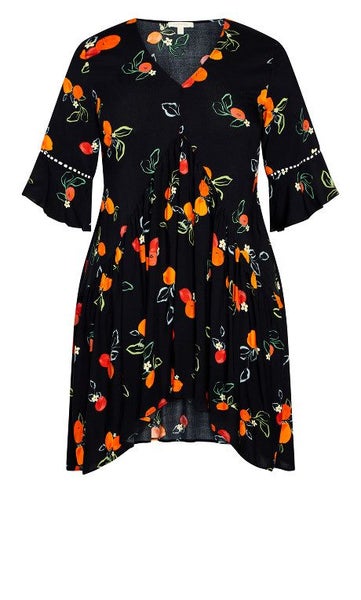 LORALETTE Multi Print Longline Dress ~ Size 18-20 Carousel 3