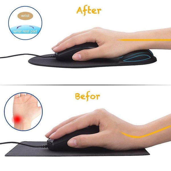 Office Mouse Pad For Wrist Support - Ergonomic Gaming Desktop Mouse Pad Wrist Re Carousel 5