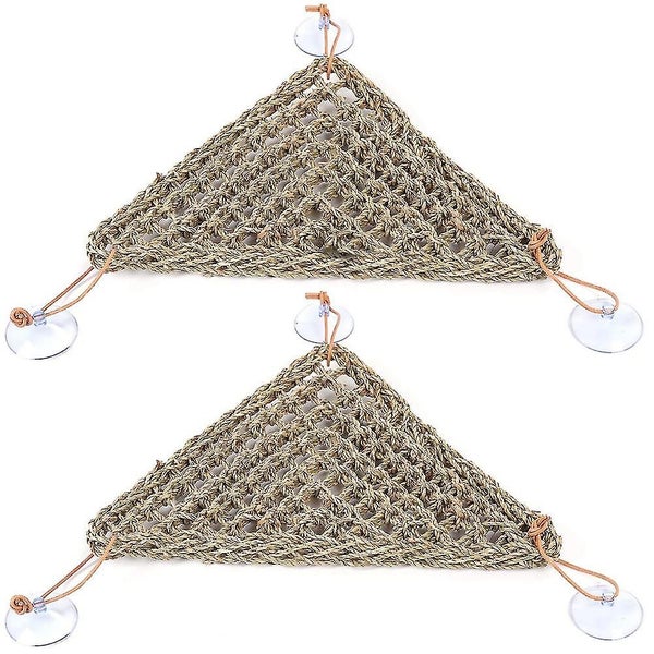 Reptile Lizard Bearded Dragon Hammock Reptile Hermit Toys Accessories 2 Pcs Carousel 1