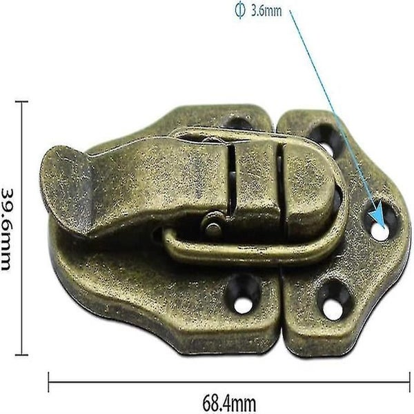 Set Of 10 Toggle Clasp Latches Vintage Retro Toggle Latch For Jewelry Boxes Gift Carousel 2