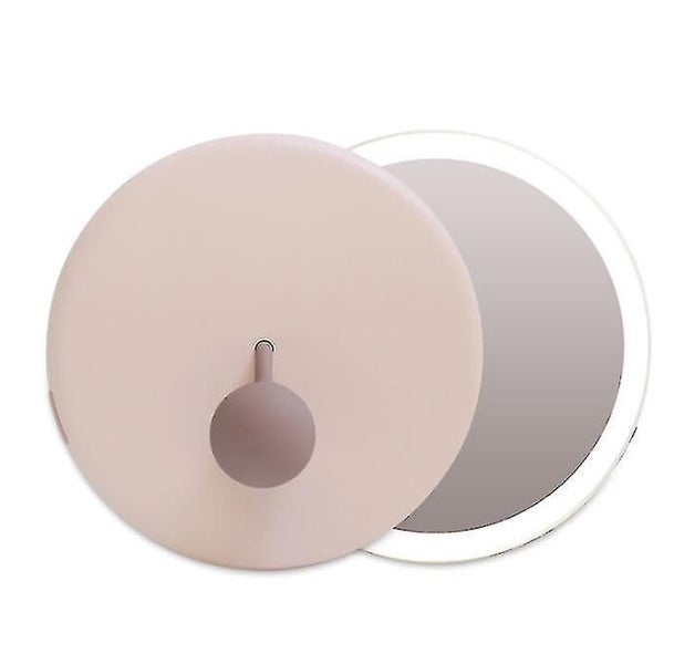 Portable Handheld Makeup Mirror With Rechargeable Led Makeup Light Comb Makeup M Carousel 1