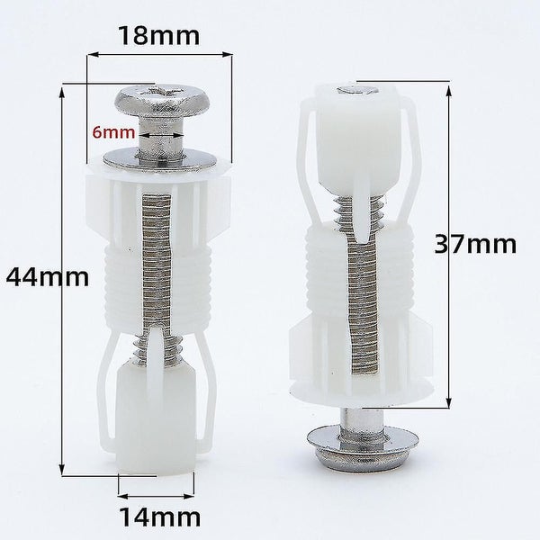 Pairs Toilet Seat Hinge Fixings, Toilet Fixing Set Screws Toilet Seat Fixings To Carousel 1