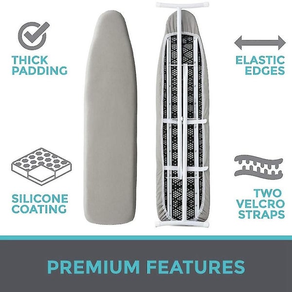 Reflective Silicone Ironing Board Cover With Two Nylon Sticker Straps Boards Sco Carousel 5