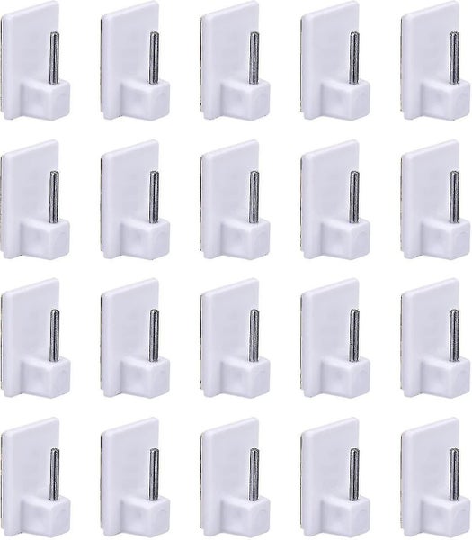 Self-adhesive Curtain Hooks Compatible With Net Curtain Rods8pcs-white Carousel 2