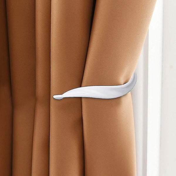 Pieces Aluminum Alloy Curtain Holdback Decorative Wall Mounted Drapery Tiebacks Carousel 5