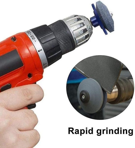 Packs Lawn Mower Blade Sharpener Mower Sharpener Garden Tools Drill Bit Grinding Carousel 5