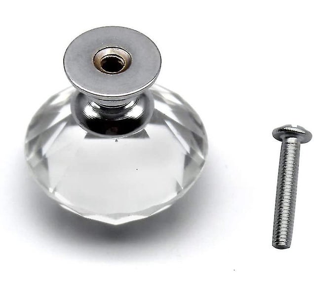 Pack Of 10 30mm Dresser Knobs Crystal Knobs Drawer Knobs - Cabinet Pull Crystal Carousel 1