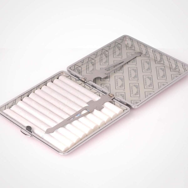 Portable Cigarette Holder Clip Box Female Portable Metal Frame Cigarette Case Carousel 4