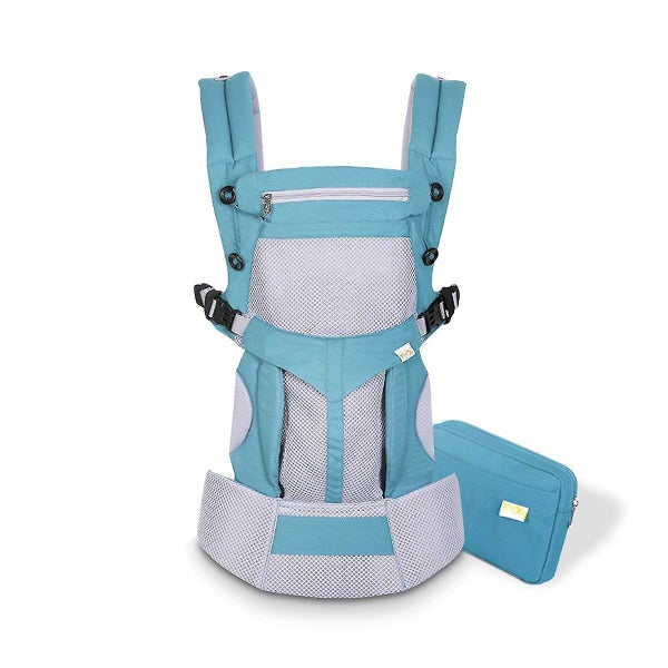 Premium Breathable Baby Carrier With Storage Bag Ergonomic Sun Protection Cover Carousel 1