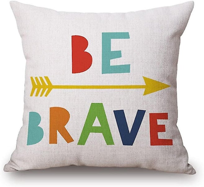 Pillow Case Linen Cotton Cushion Throw Pillow Cover Square 18" X 18" Carousel 1