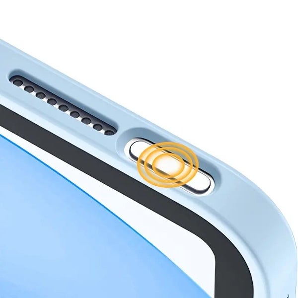 iPad 10.9 NEW iPad 10th Gen 2022 with Pencil Holder, Soft TPU Protective Stand Carousel 11