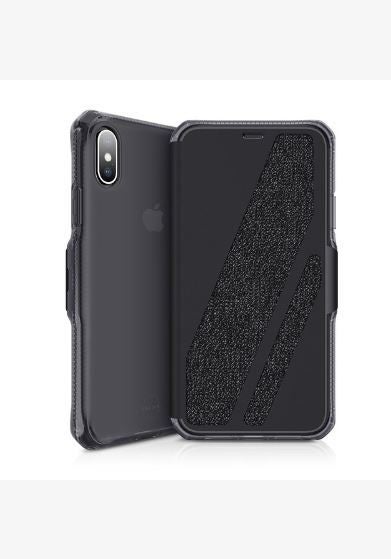 Apple iPhone XS Max ITSKINS Case - Spectrum Folio Black Carousel 2