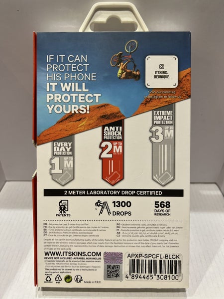 Apple iPhone XS Max ITSKINS Case - Spectrum Folio Black Carousel 3