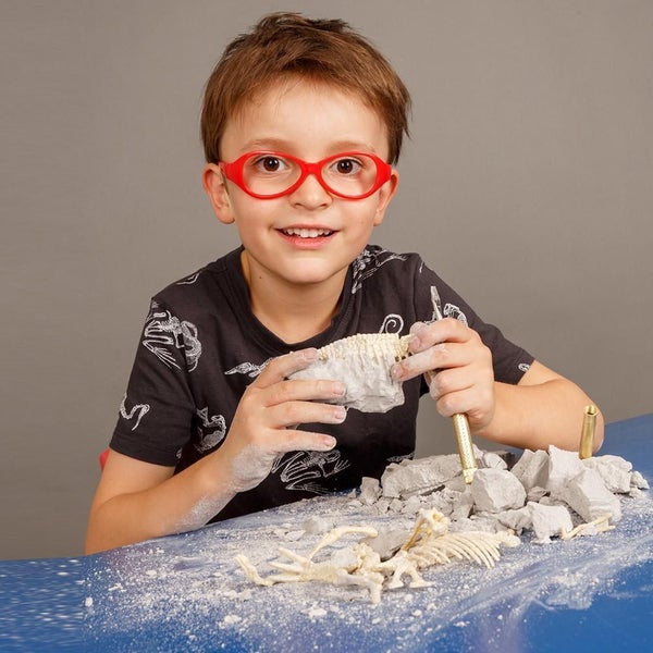 Heebie Jeebies Tyrannosaurus Fossil Paleontology Kit Kids Science Toy Set 5+ Carousel 2
