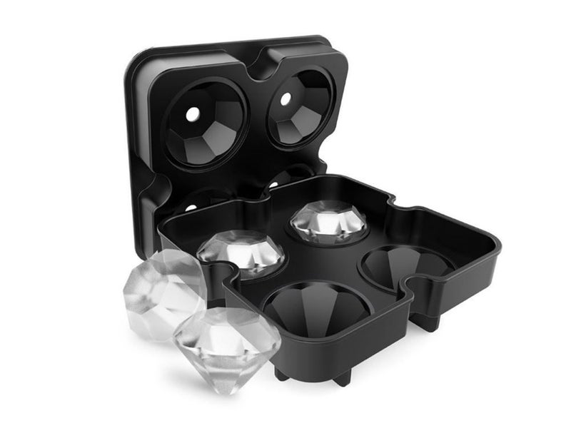 2 X Diamond-Shaped Ice Cube Molds Carousel 1