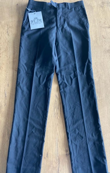 Savile Row Black Suit Pants Sz76 Carousel 1