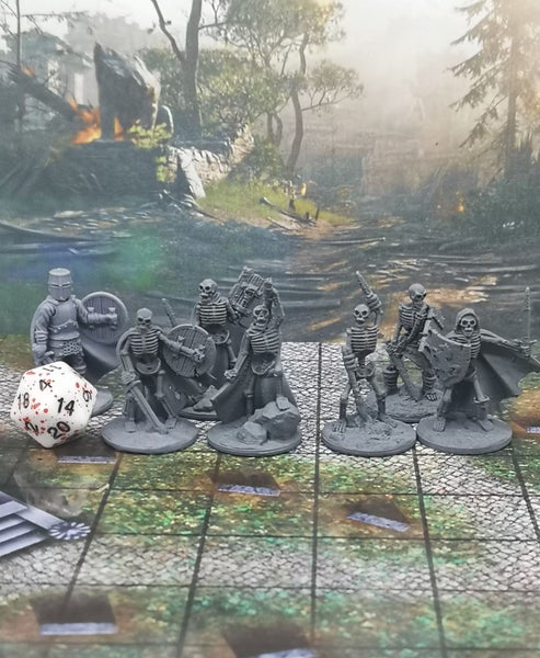 Monster Miniatures Undead Skeletons x 6 Dungeons and Dragons dice4dungeons FDG Carousel 2