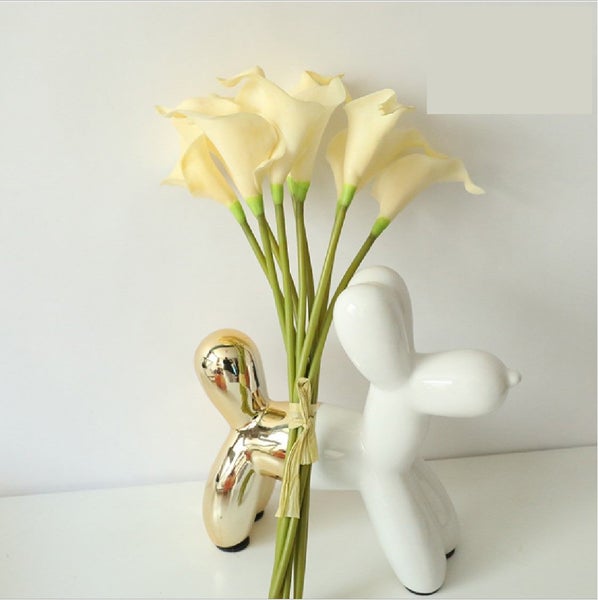 Brand New Classic 9Pcs Calla Lily Artificial Silk Flower *Clearance* Carousel 1