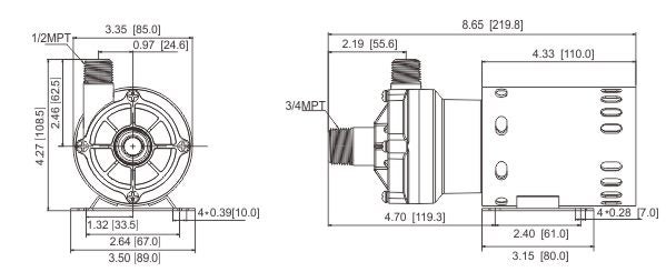 Seaflo 400GPH Brewery Pumps 230V Carousel 3