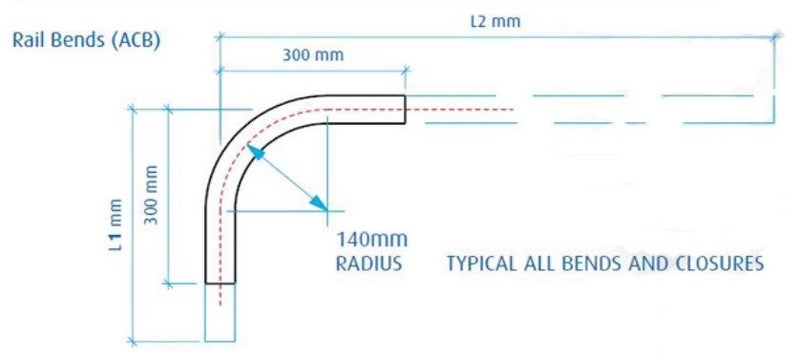 Walkway Stanchion 90 Deg Bend 25NB HDG Carousel 2