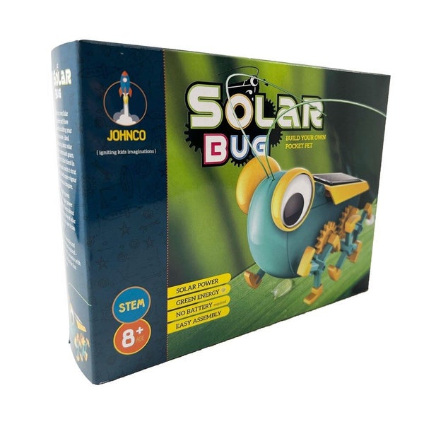Johnco Solar Powered Bug Pocket Pet Build Play No Battery Kids Learning Toys 8y+ Carousel 1