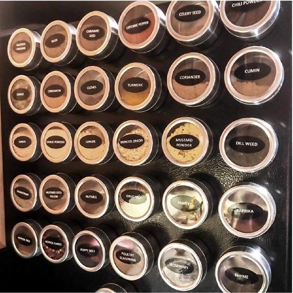 NEW new 12Pcs Spice Jar Tins Spice Rack Food Storage Container *Sale NOW* Carousel 2