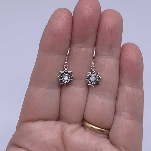 925 Sterling Silver Dangle Earrings "Denelle" Carousel 2
