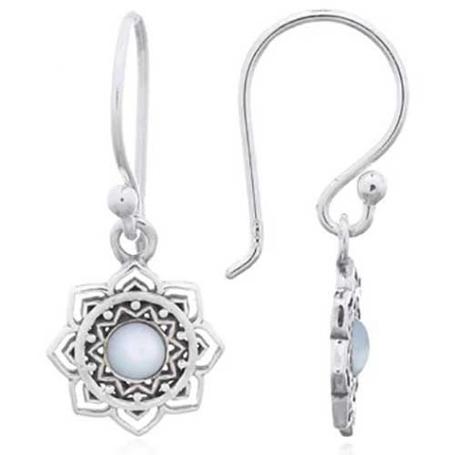 925 Sterling Silver Dangle Earrings "Denelle" Carousel 1