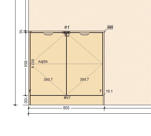 DEAL! Plywood free standing 2-door storage cabinet with soft closing hinges 800W62865827272449113