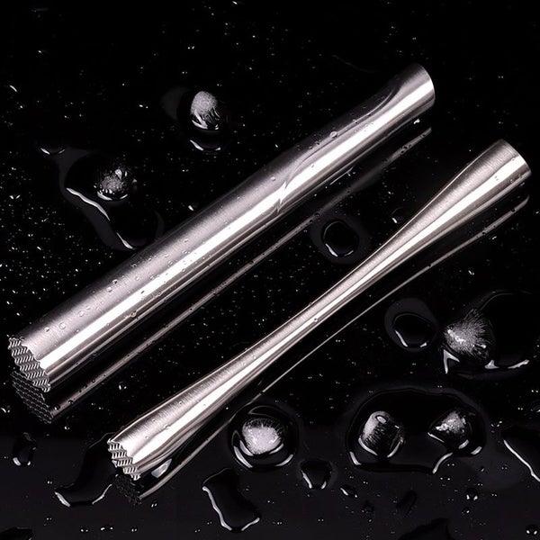 Cocktail Wine Stainless Steel Ice Swizzle Stick Crushed Hammer Popsicle Bar Tool Carousel 1