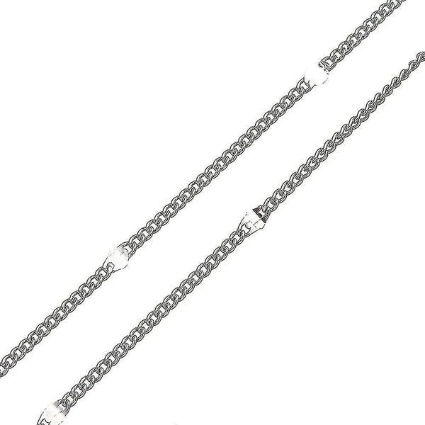 18 Inch Jewelry 925 Sterling Silver Fashion Multistyle Necklace Chains Female Carousel 1