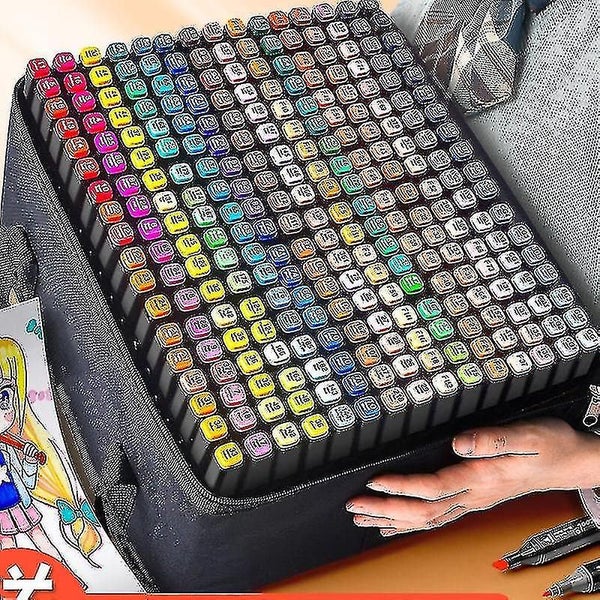 80 Color Marker Pens, Double-tip Art Sketch Marker Pens, Artists Use Protective64214551605377110