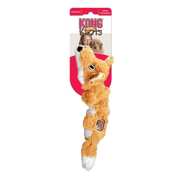 KONG SCRUNCH KNOTS FOX MEDIUM/LARGE 38CM Carousel 1