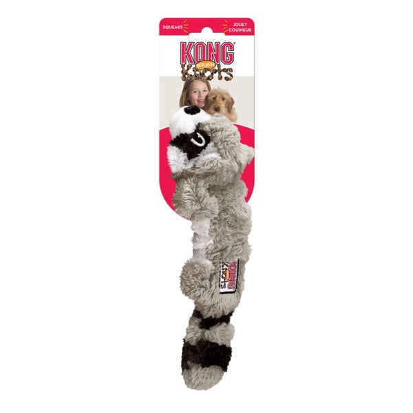 KONG SCRUNCH KNOTS RACOON MEDIUM/LARGE 36CM Carousel 1