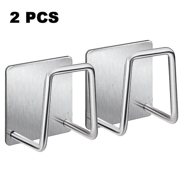2 Pcs Kitchen Sink Sponge Holder Drain Rack ,accessories Stainless Steel Waterpr Carousel 1