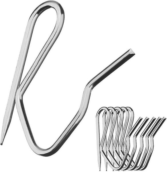 116 Pack Curtain Hooks Pins, Pinch Pleat Curtain Hooks Heavy Duty Zinc Metal Dra Carousel 1