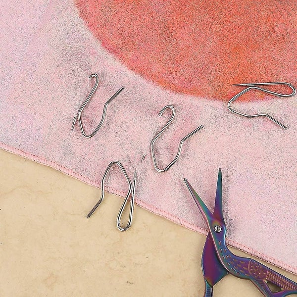 116 Pack Curtain Hooks Pins, Pinch Pleat Curtain Hooks Heavy Duty Zinc Metal Dra Carousel 5