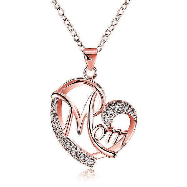Auspicious-exquisite Mother Love Letter Print Necklace Jewelry Great Gift Carousel 1