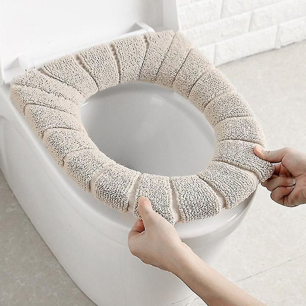Bathroom Toilet Seat Cushion Closestool Washable Soft Warmer Mat Cover Pad Carousel 2